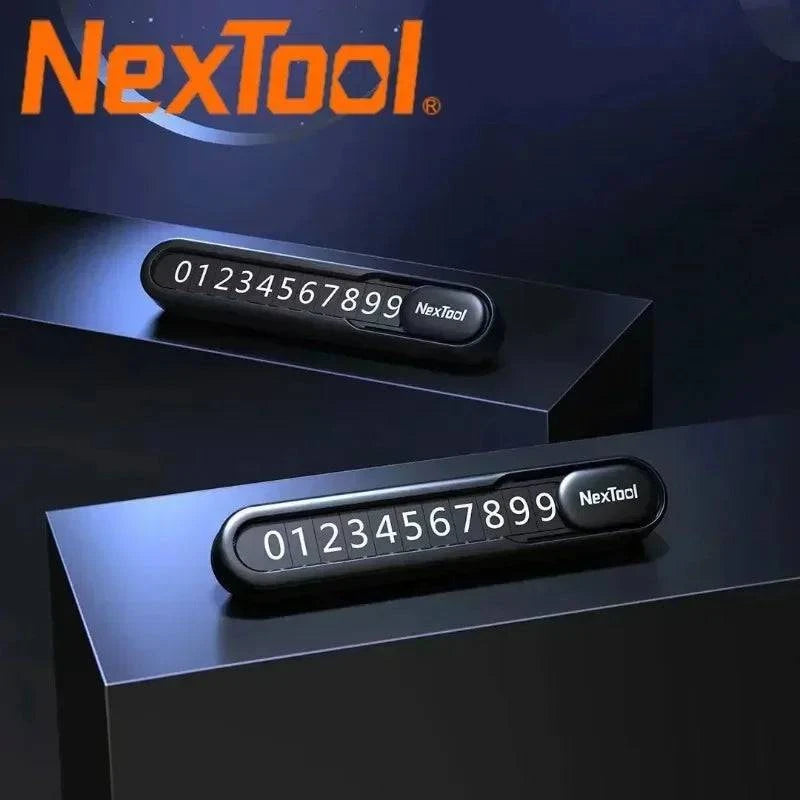 NexTool Car Temporary Parking Card Hidden Window Breaker With Seat Belt Cutter Life-Saving Escape Car Emergency Tool-WAYBIKER