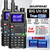 2PCS Baofeng UV-5RH Pro Max 15W Air Band Walkie Talkie Wirless Copy Frequency 999CH Type-C NOAA Long Range UV-5R K5 Ham Radio