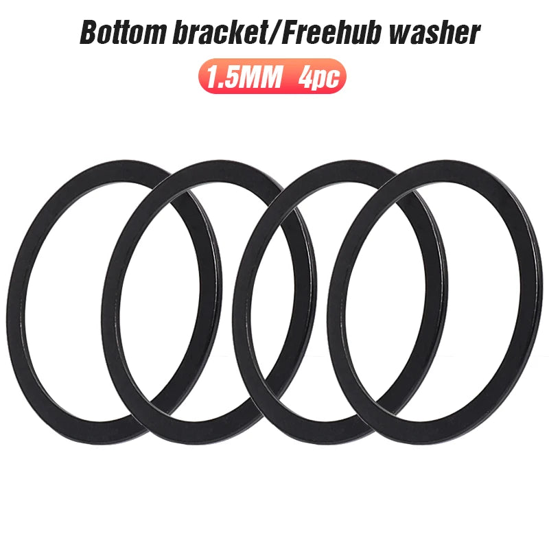 Lebycle Mtb Bicycle Accessories Aluminum Alloy CNC Hub Spacer Bottom Bracket Washer-WAYBIKER