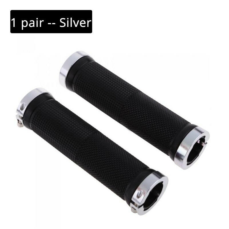 MTB Bicycle Handlebar Grips Rubber Anti-Skid Bike Grips Lock On Road Mountain Handle End Grips MTB cuffs bike Accessories-WAYBIKER