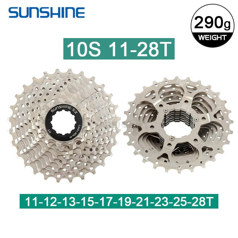 Sunshine HG Road Bike Cassette 8 9 10 11 12 Speed 11-23T/25T/28T/30T/32T/34T Bike Flywheel Sprocket for SHIMANO-WAYBIKER