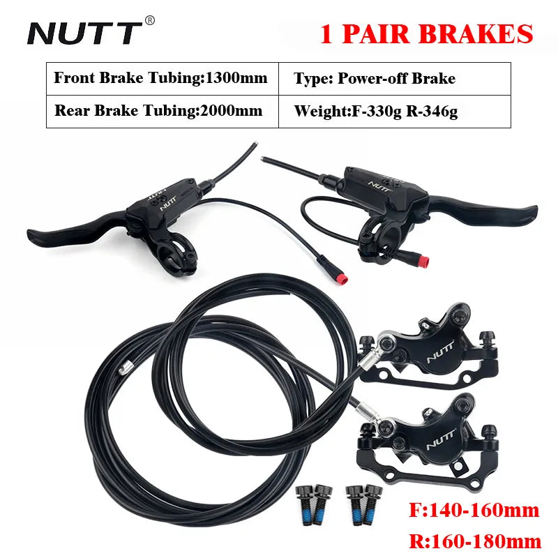 NUTT A5-D Electric Scooter Hydraulic Brake For Zero 10X Mini KUGOO G1  Booster ES3 Dualtron Ultra Speedway E-Scooter-WAYBIKER