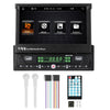 7 Inch Single Din Car Stereo with Telescopic Touchscreen FM Radio BT MP5 Player Support Carplay Android Auto Phone Link-WAYBIKER