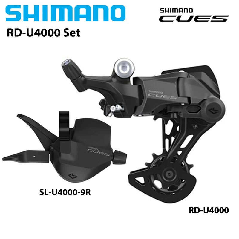 SHIMANO CUES U4000 9Speed SL-U4000-9R RAPIDFIRE PLUS Shifter Clamp Band RD-U4000 U3020 U4020 SHADOW RD Rear Derailleur 9S 9V