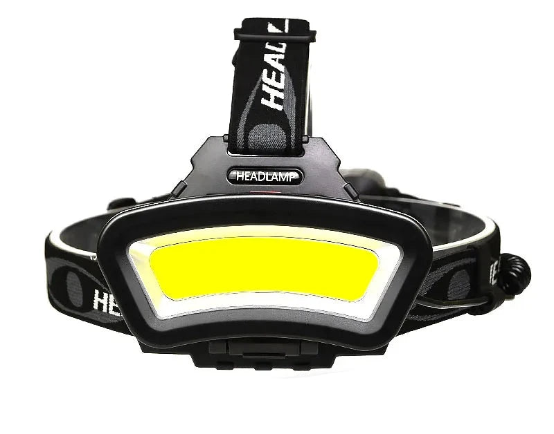 Wide Range Lighting Powerful COB Headlamp For Hunting Super Bright Fishing Camping Lantern Headlight Rechargeable Lamp Lights-WAYBIKER