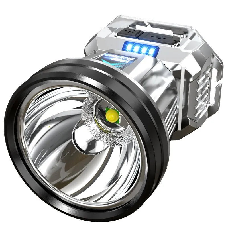 Waterproof Flashlight Super Bright Rechargeable High Power Headlamp LED Headlight  Torch Light for Camping Fish Flashlight-WAYBIKER