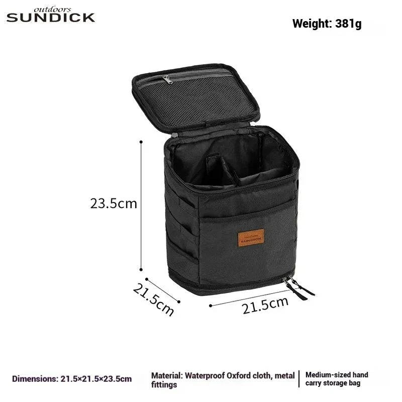 SUNDICK Outdoor Cookware Tableware Set Pot Gas Tank Anti-collision Picnic Bag Storage Bagpicnic Handbag Ice Pack Medium Size-WAYBIKER