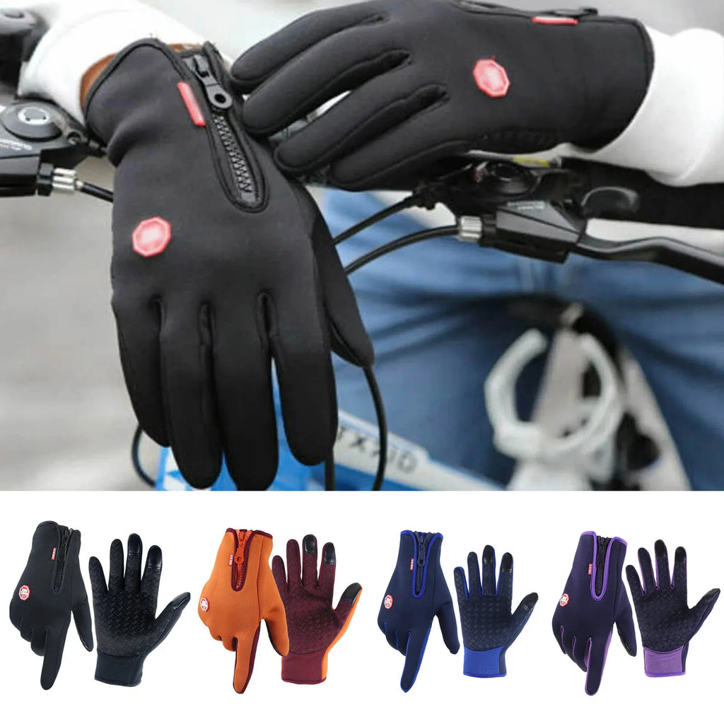 Waterproof Winter Warm Ski Gloves Windproof Snow Mittens Snowboard Men-WAYBIKER