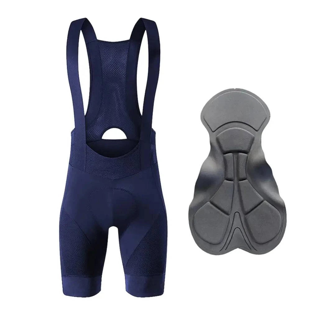 Cycling Bib Shorts Men Outdoor Wear Bike Cycling 6 Hours Padded Riding Bib Tights Bicycle Clothing-WAYBIKER