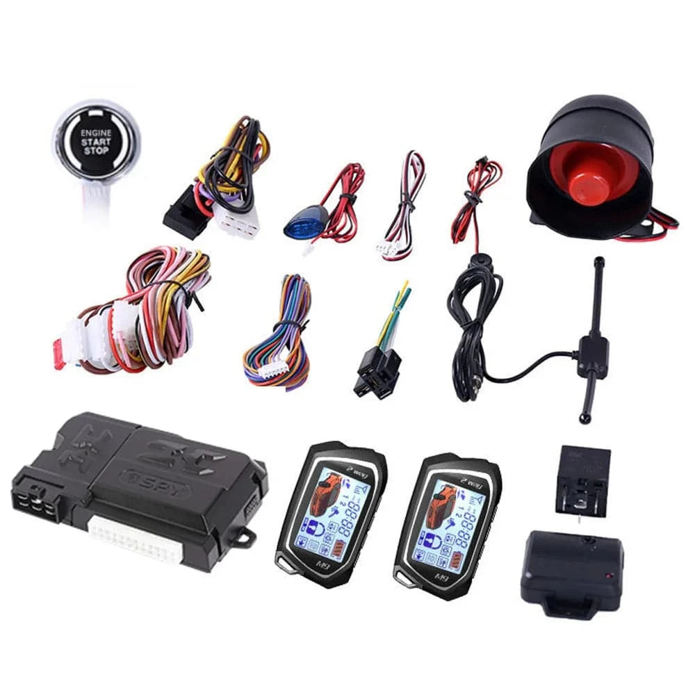 Car Remote Starter System PKE Keyless Entry BT Remote Engine Starter Central Lock Kit Vibration Alarm Support APP Control-WAYBIKER