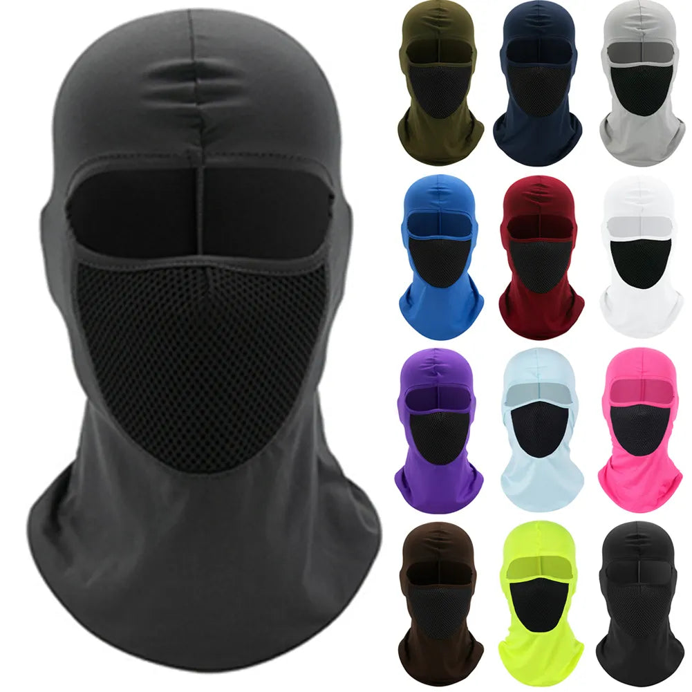 Tactical Balaclava Face Mask Summer Cooling Neck Gaiter Hiking Scarves Men Motorcycle Cycling Helmet Hood Sun Protection-WAYBIKER