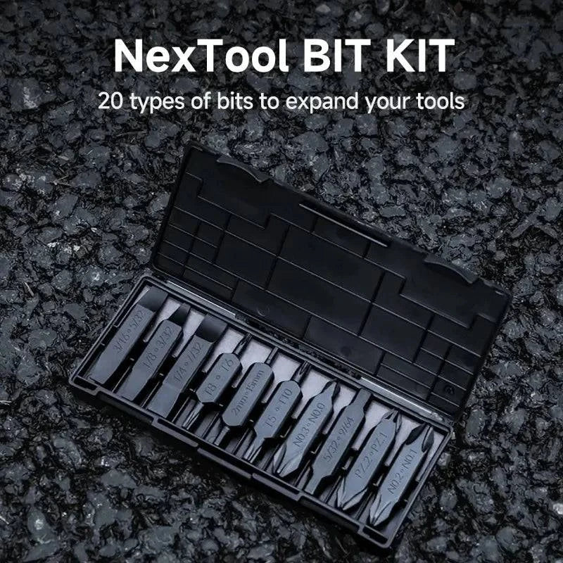 Xiaomi NexTool Hex Bit Accessory Kit 20 Types of Screwdriver Set for  Pocket Tools E1 Flagship Captain Hand Tools Multi-tool-WAYBIKER