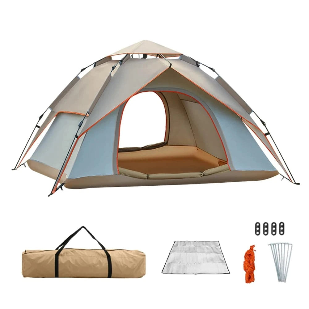 Outdoor Self-driving Travel Camping Tent Automatic Quick-opening Tent Rainproof Sunshine-proof Tent Hiking Sunshine Shelter-WAYBIKER