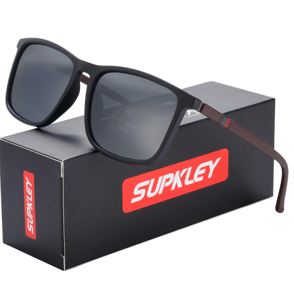 SUPKLEY Men's Polarized Sunglasses Driver Driving Fishing Sunglasses Outdoor Cycling Sports Glasses UV400 Eyewear Accessory-WAYBIKER
