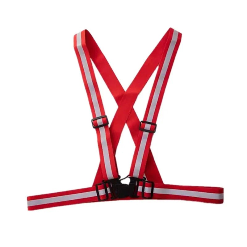 High Gloss Reflective Harness For Night Run Cycling Reflective Harness Elastic Elastic Belt For Sanitation Construction Reflecti-WAYBIKER