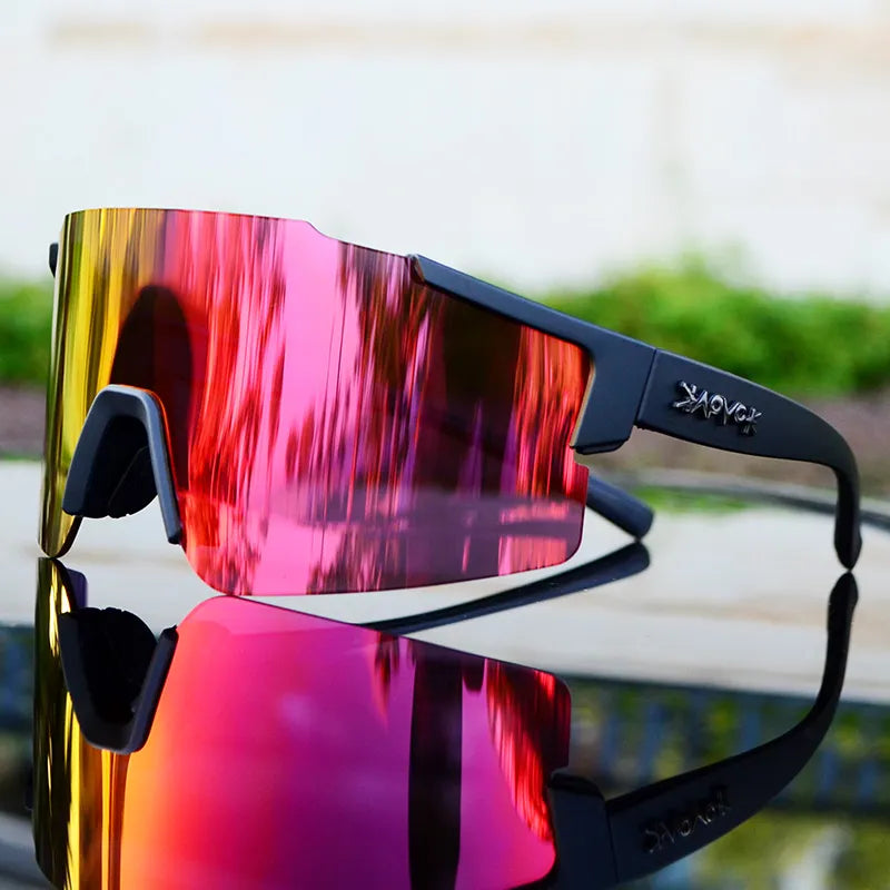 Kapvoe Cycling Glasses Outdoor Sports Road Bike Glasses Mountain Bicycle cycling Sunglasses Men Women Cycling Goggles Eyewear-WAYBIKER