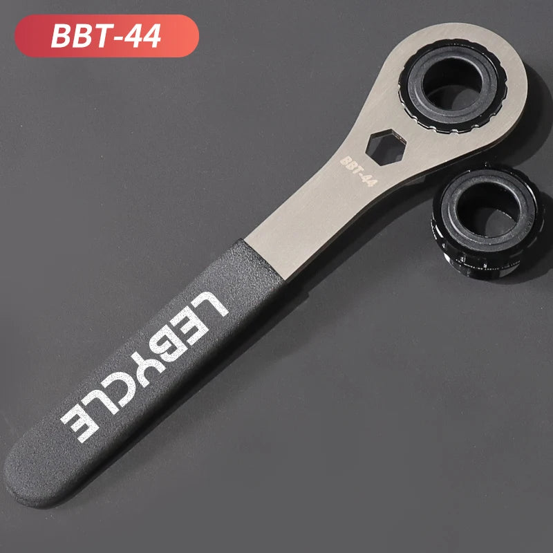Lebycle MTB Road Bike Stainless steel Bottom Bracket Wrench Bicycle Bottom diameter 39/40.5/44/46/50MM BB Removal Tool Wrench-WAYBIKER