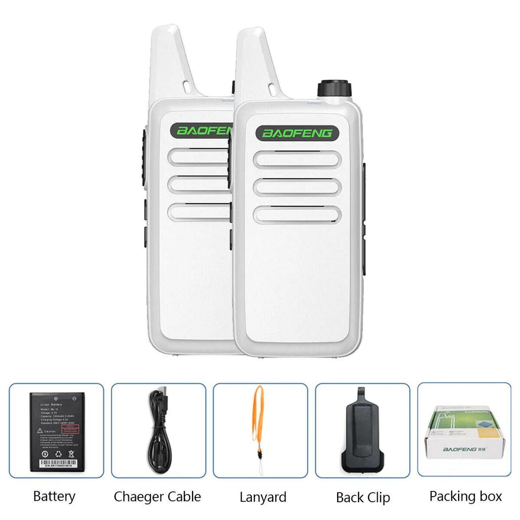 2PCS Baofeng BF-T20 5W Portable Mini Walkie Talkie VOX Charging USB For BF-C9 BF-888S KD-C1 Two Way Radio Hotel Hunting