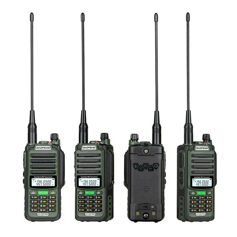 2023 Baofeng UV-S22 Pro Walkie Talkie Waterproof IP68 Type-c Charger Powerful UHF VHF Long Range Ham CB Radio Upgrade UV-9R Plus-WAYBIKER
