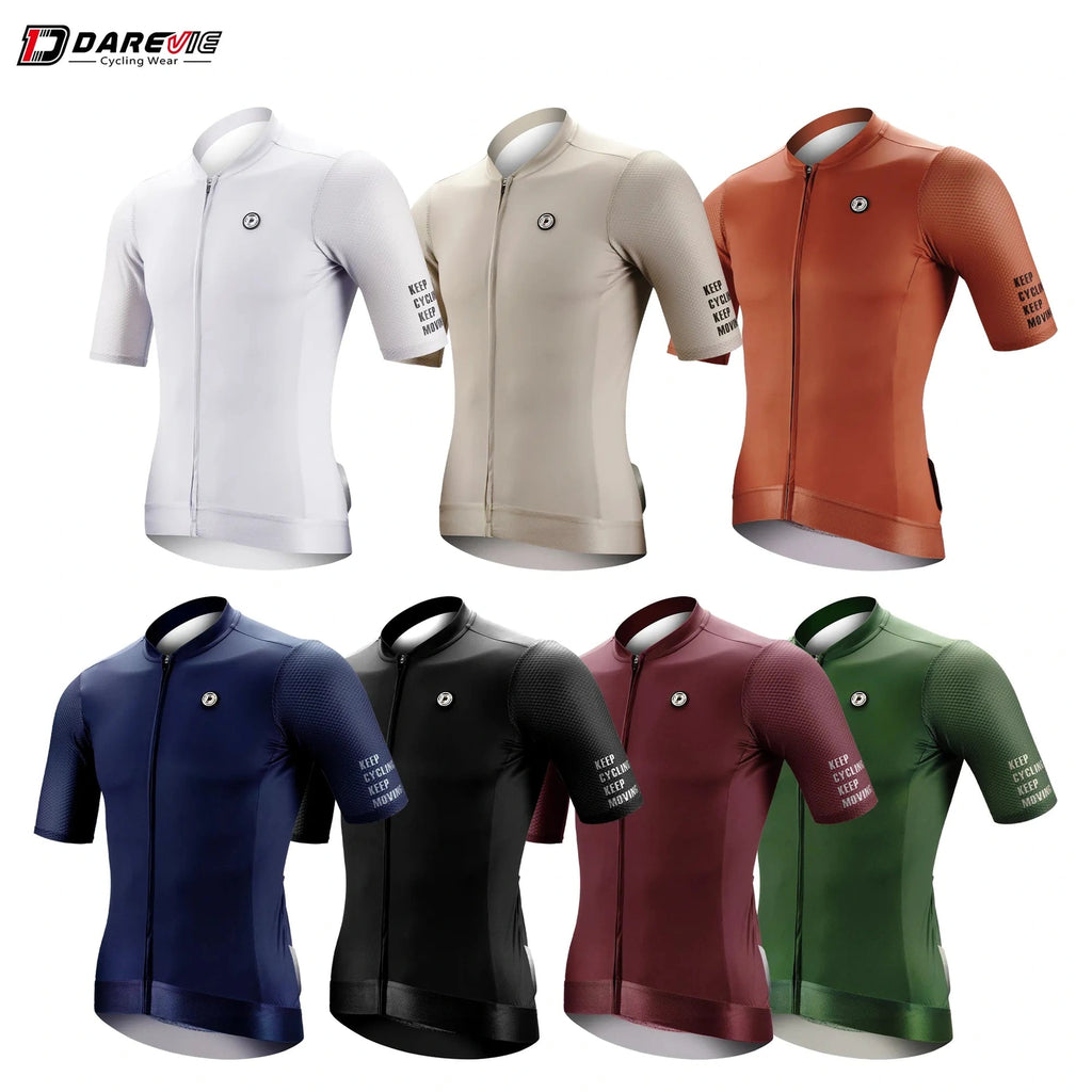 DAREVIE Cycling Jersey SPF 50+ Men Women Cycling Jersey 2023 Fashion Bike Jersey Pro Team High Quality Cycling Shirt MTB Road-WAYBIKER