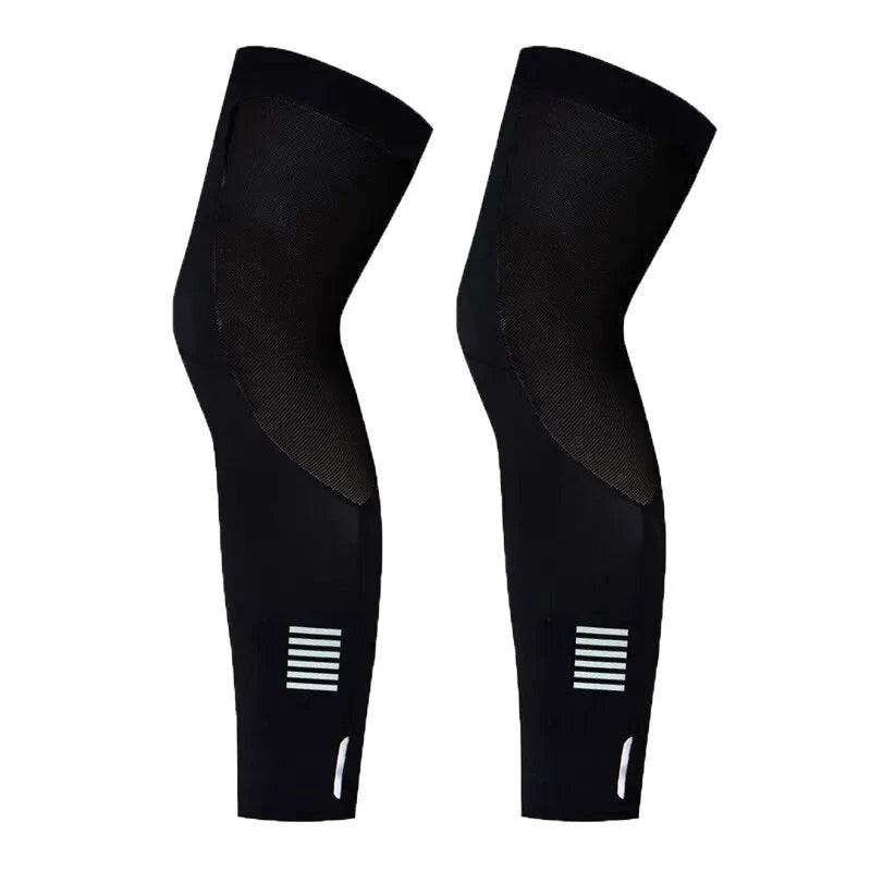 YKYWBIKE Cycling Leg Warmers Unisex Calf Compression Sleeves Outdoor Sports Running Basketball Football Leg Sleeves UV Protecti-WAYBIKER