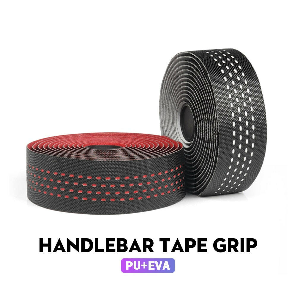 Bike Tape PU+EVA Bicycle Handlebar Tapes Ventilation Woave Leather Bicycle Accessories Road Bike Bar Tape Handlebar