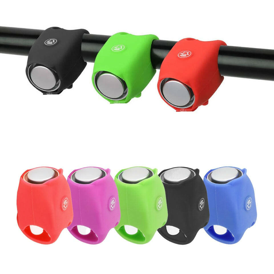 120db Bicycle Bell Mini Portable Bike Bells Silicone MTB Road Cycling USB Rechargeable Bells Bicycle Tools Bike Electric Horn