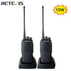 10W High Power Walkie Talkie 2pcs Retevis RT1 3000mAh Two Way Radio UHF Long Range Walkie-Talkie For Factory Warehouse Farm