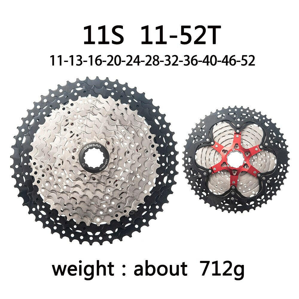 SENSAH Mountain Bike 8 9 10 11 12 Speed Velocidade Bicycle Cassette MTB Freewheel Sprocket 40T 42T 46T 50T 52T for HG HUB-WAYBIKER