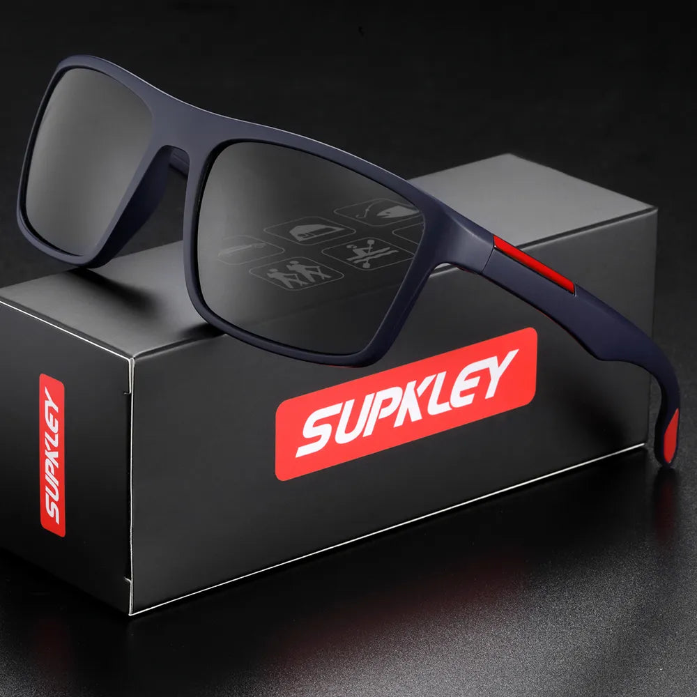 SUPKLEY TR90 Polarized Sunglasses Cycling Shades Outdoor Sports Biking Running Fishing Hunting Comfortable Eyewear Accessory-WAYBIKER
