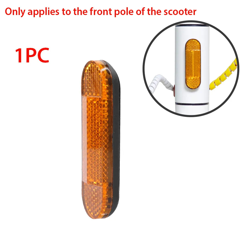 Wheel Cover Protect Shell For Xiaomi 3 Electric Scooter M365 Pro 2 1s Front Rear Safety Reflective Tube Night Reflector Parts-WAYBIKER