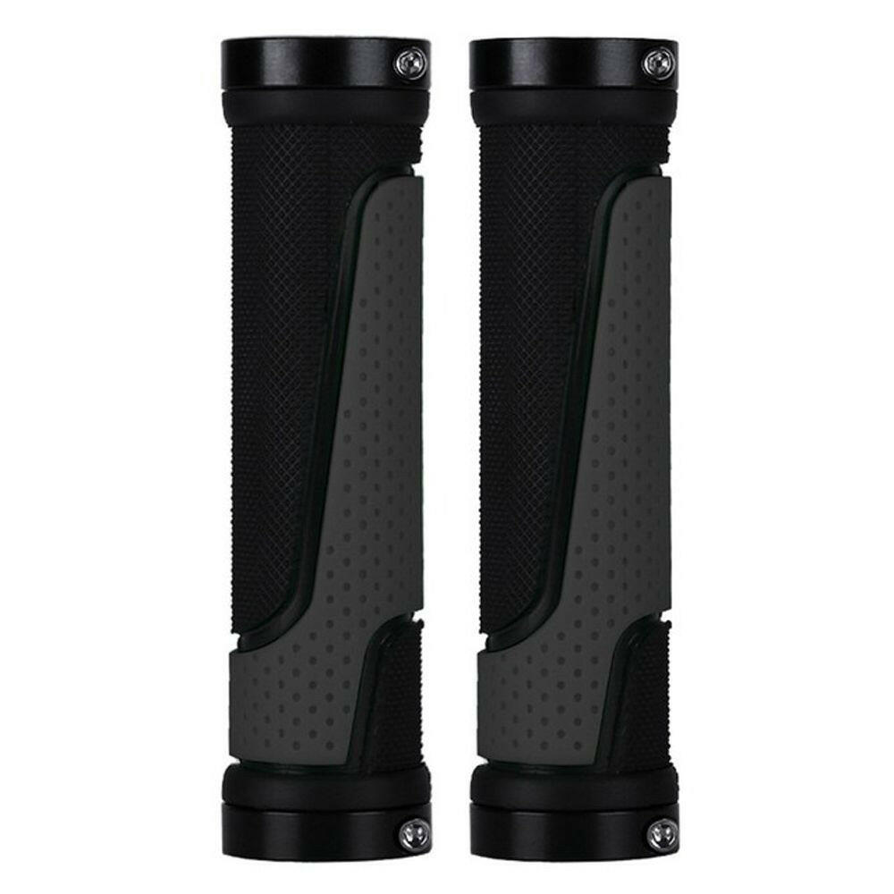 1 Pair Mtb Grips Bicycle Handlebar Grip Mountain Folding Lock-On Non-slip Rubber Handlebar Bike Spare Parts Bicycle Accessories-WAYBIKER