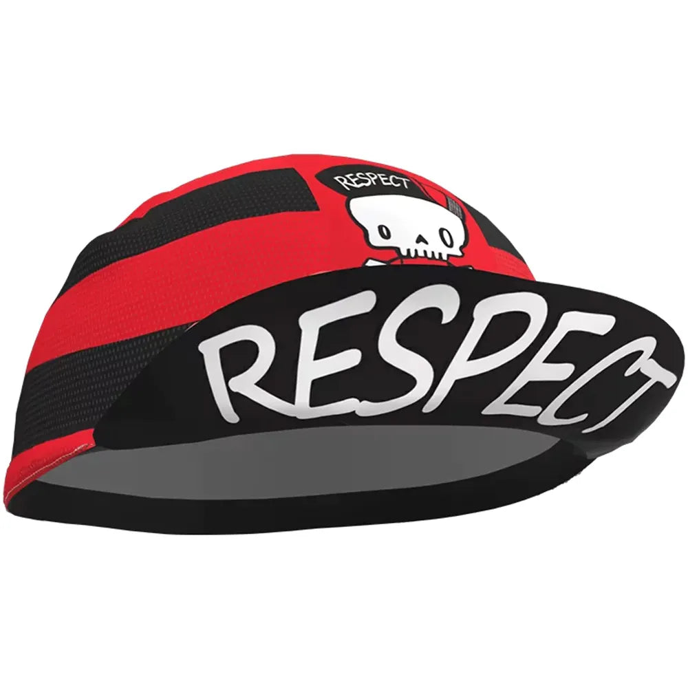 Classical Summer Breathable Cycling Caps Men And Women Funny Multi Styles Quick Dry Sports Hats Red Blue Black White-WAYBIKER
