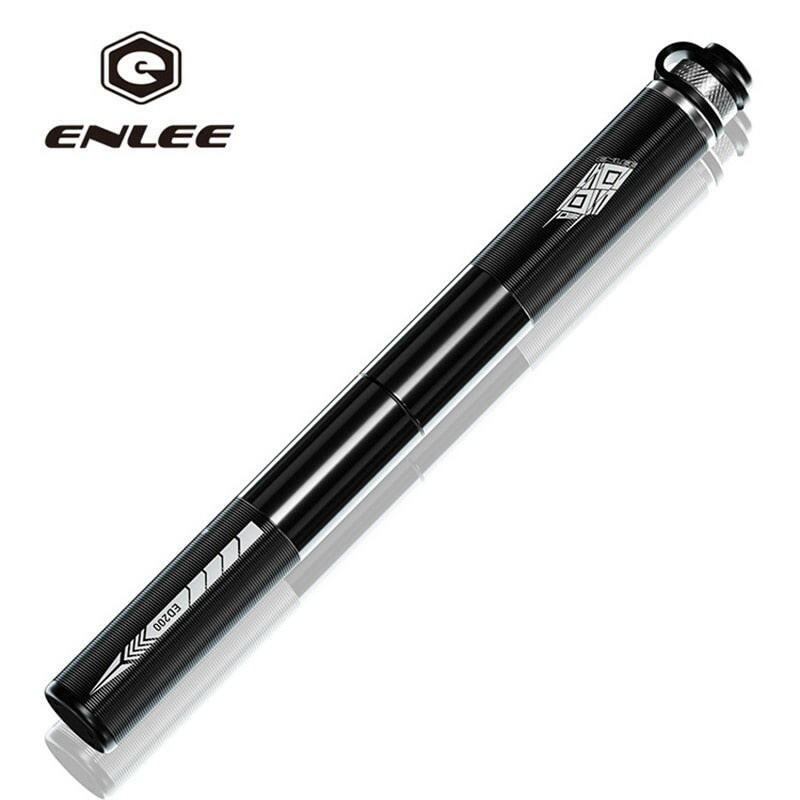 ENLEE BIKING Bike Lnflated Pump High Pressure 160PSI Aluminum Bicycle Air Pump Presta Schrader Valve Bike Tire Pump With Hose-WAYBIKER