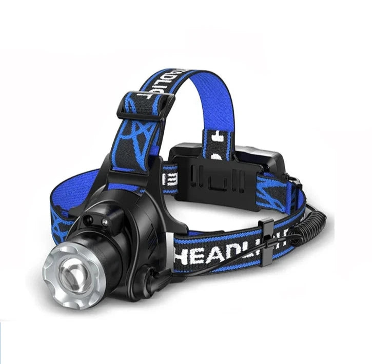 T6 Led Headlamp Fishing Head Lamp 3 Modes Zoom Lamp Waterproof Super Bright Camping Light Powered By 2x18650 Batteries-WAYBIKER