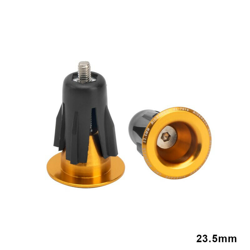 RIDERACE Bicycle Grip HandleBar End Cap 23.5MM Aluminium Alloy Road Cycling Handle bar Grips Plugs Caps For MTB Mountain Bike-WAYBIKER