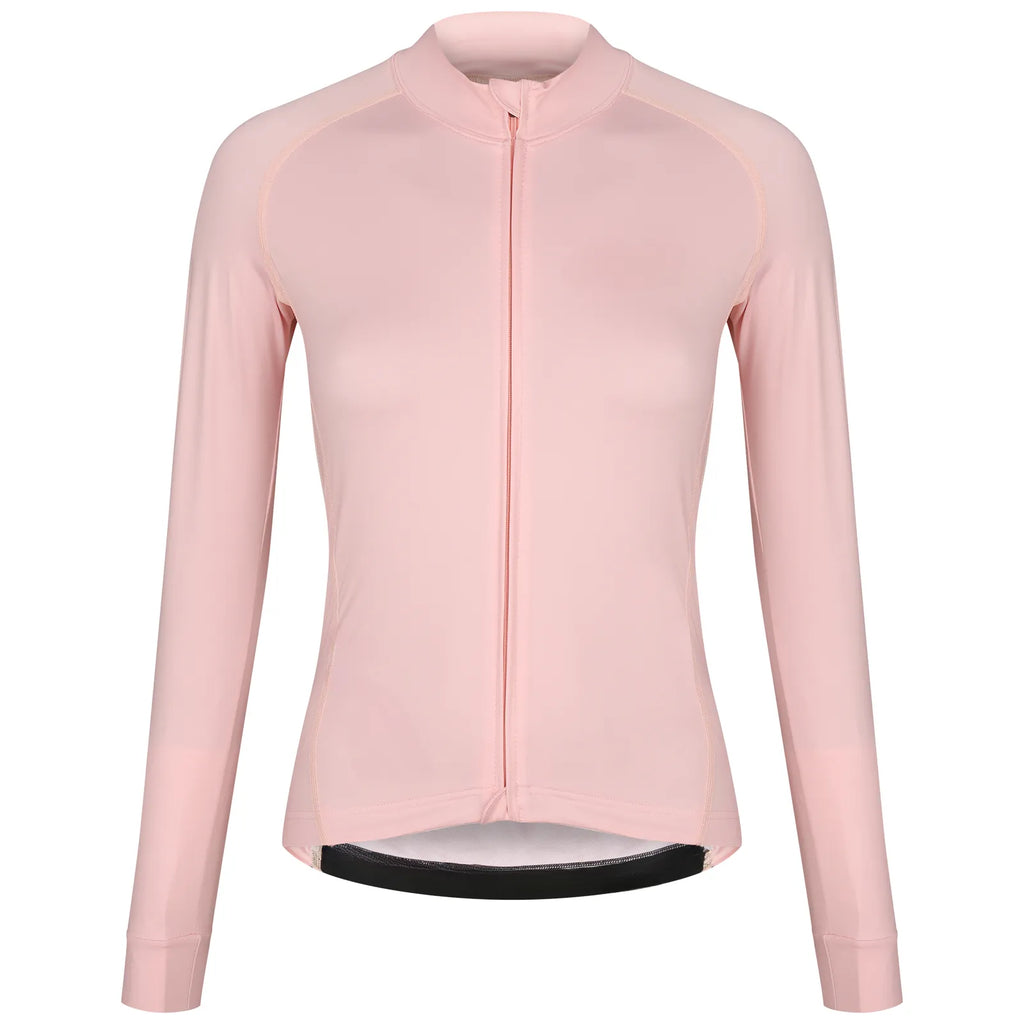Women's Cycling Jersey Long Sleeve Spring And Autumn Bicycle Running Thin Jacket Roupa Ciclismo-WAYBIKER