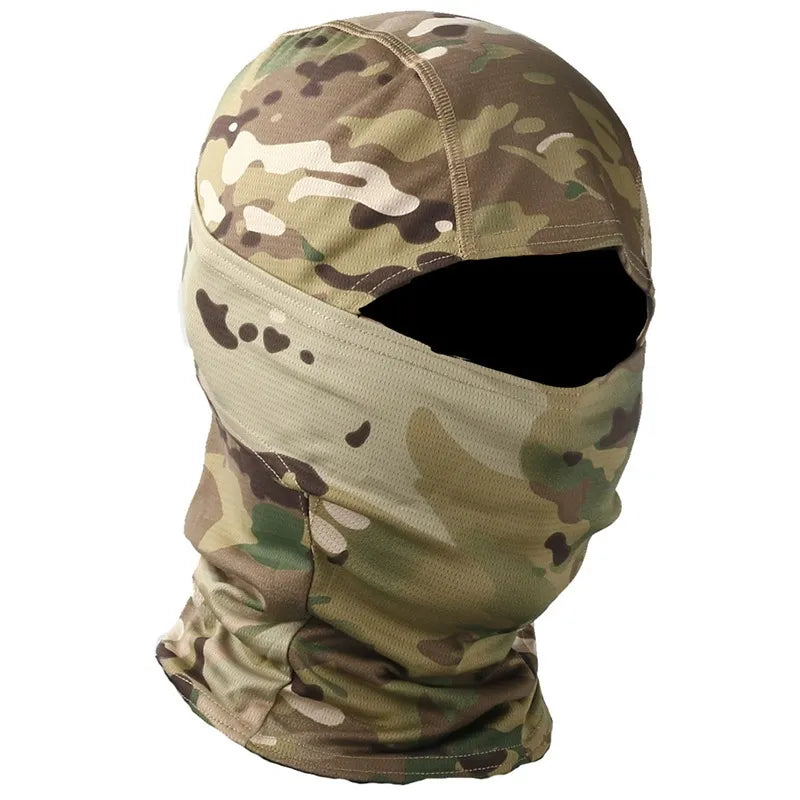 Military Camouflage Balaclava Outdoor Motorcycle Cycling Fishing Hunting Hood Protection Army Tactical Balaclava Head Face Cover-WAYBIKER