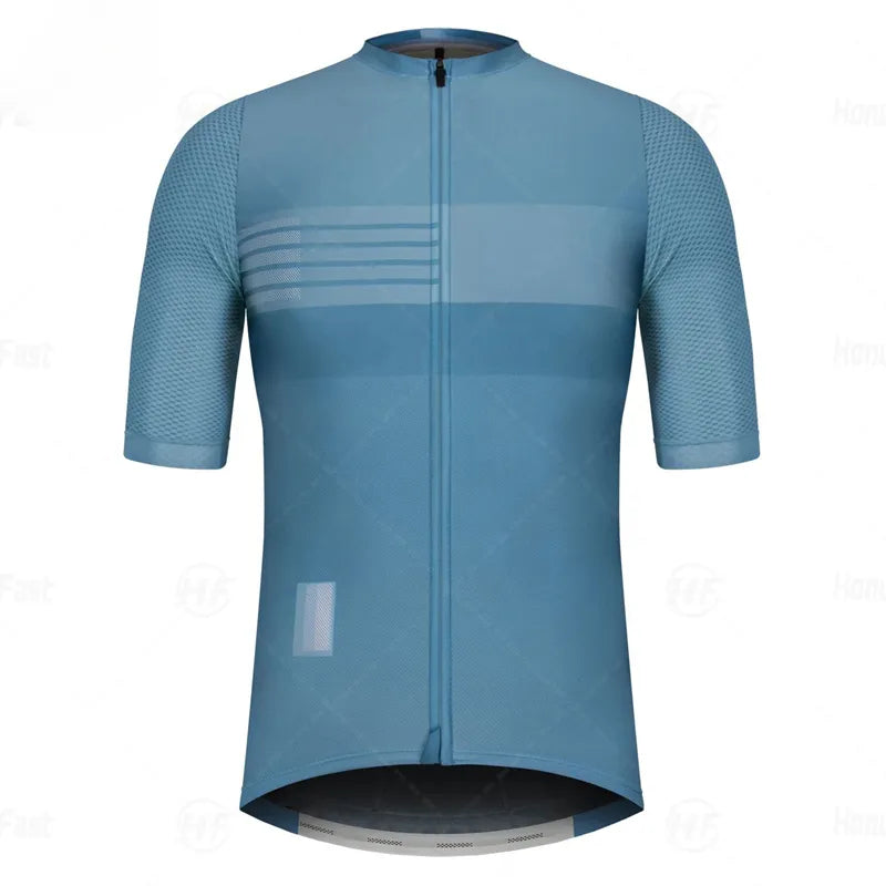 Summer High Quality 2023 New Team Men Cycling Jersey Clothing Black Short Sleeve Breathable Quick Dry Cycle Jersey-WAYBIKER