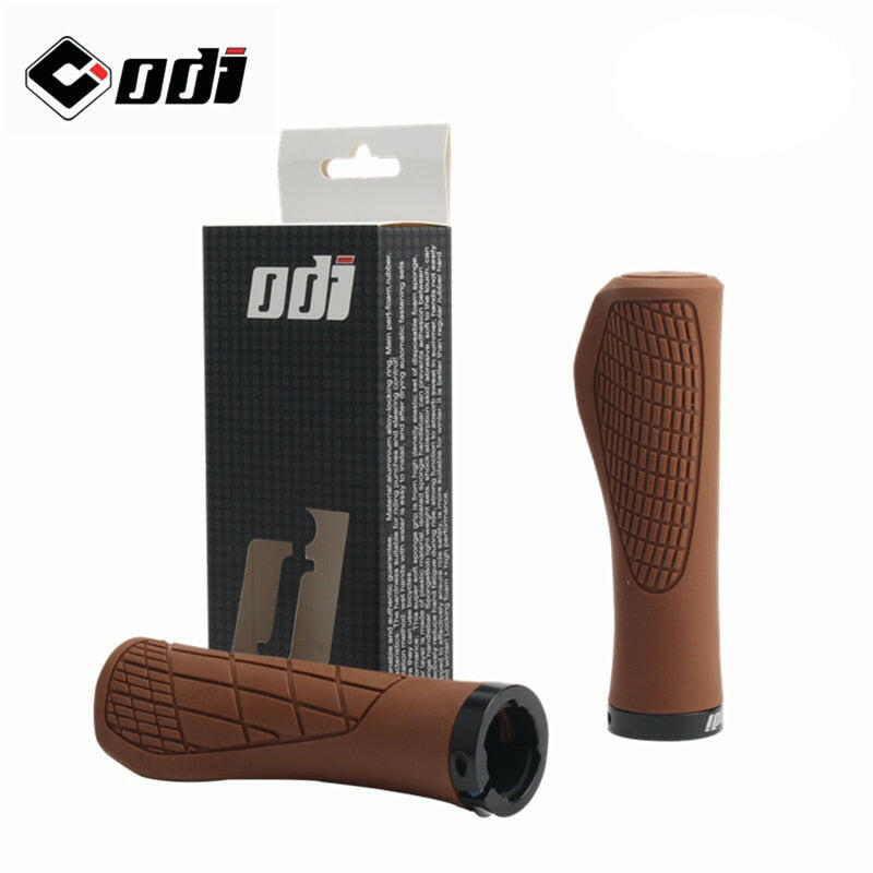 ODI Bicycle Grips Soft Silica Gel Mountain Bike Grips Ergonomics Mtb Cuffs Waterproof Mtb Bike Handle Lock on Bicycle Handles-WAYBIKER