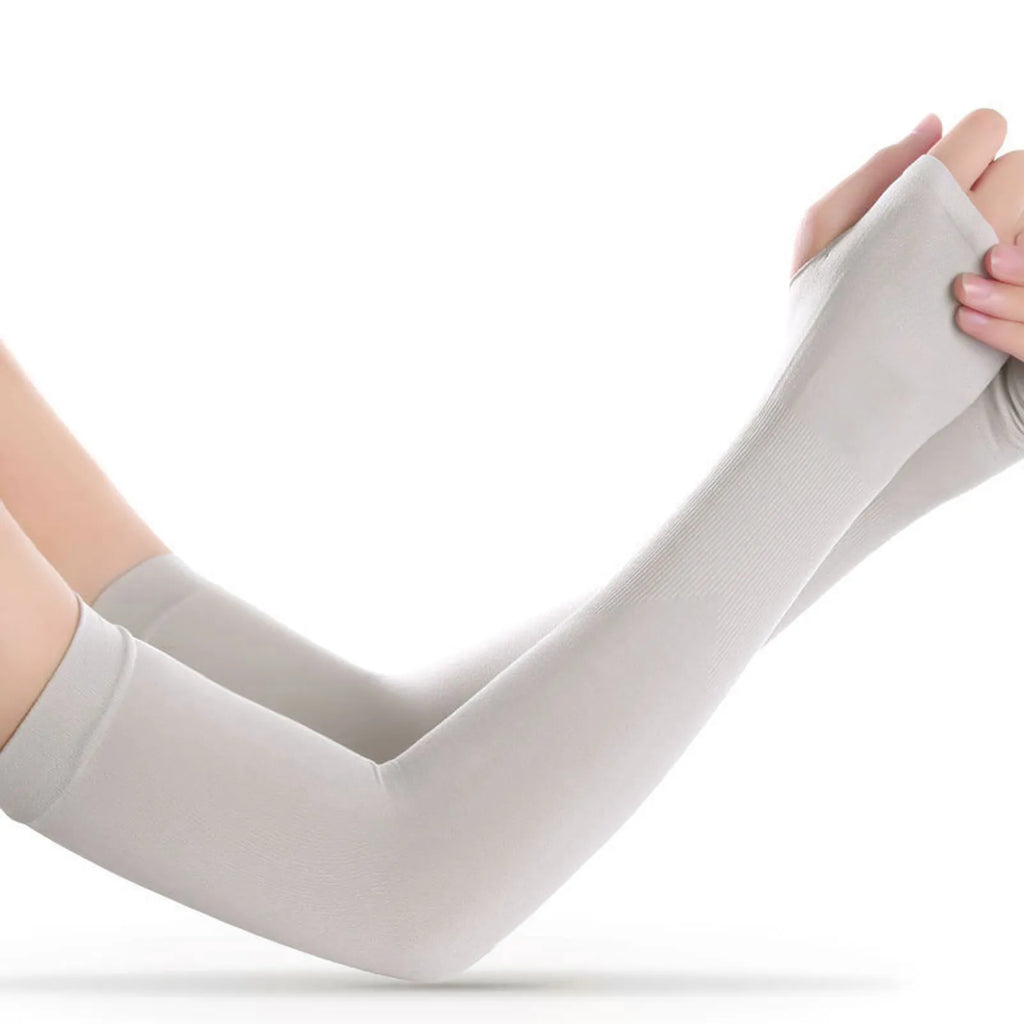 Lixada Cooling Arm Sleeves Men Women UV Sun Protection Long Arms Sleeves Cover for Cycling Running Golfing Football Basketball-WAYBIKER