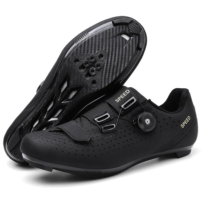 2023 Bassploa Men Road Cycling Shoes Professional Bike SPD Pedals Racing Biking Footwear Breathable Outdoor-WAYBIKER