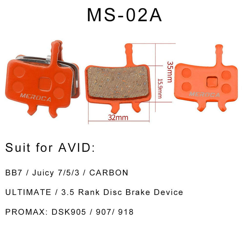 MTB Bicycle Resin Semimetal Disc Brake Pads for Shimano B01S M375 M395 M446 M485 M486 M416 Deore M515 M525 Bike Brake