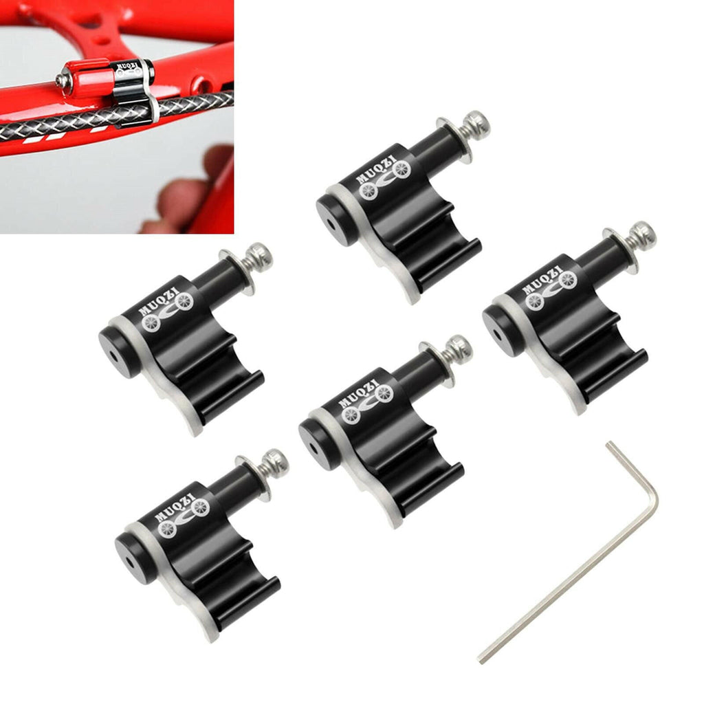 5Pcs Cable Guide Brake Line Holder Fixing Clamps Adapter-WAYBIKER