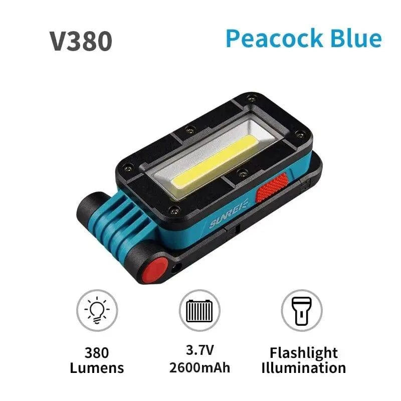SUNREI V380 V1000 LED Work Light Auto Repair And Repair Super Bright Strong Light Camping Light Emergency Light Outdoor-WAYBIKER
