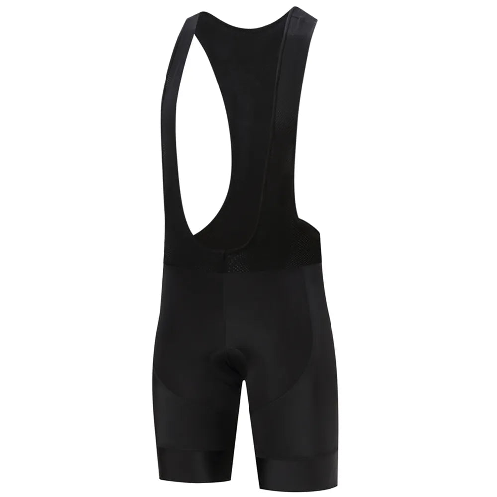 Black Cycling Bib Shorts Mens 19D Gel Man Pants Clothes MTB Professional Bike Sports Lycra Mountain Summer Tight Pants Shorts-WAYBIKER