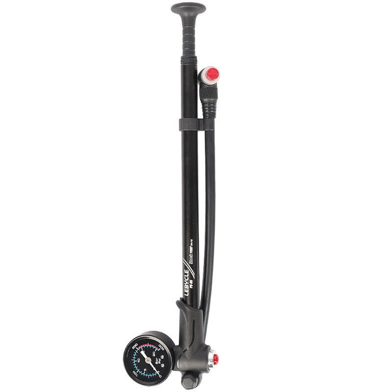 Lebycle Bicycle Portable High-pressure 300psi Bike Air Pump with Gauge for Fork & Rear Suspension Shock Absorber Mountain Bicycl-WAYBIKER