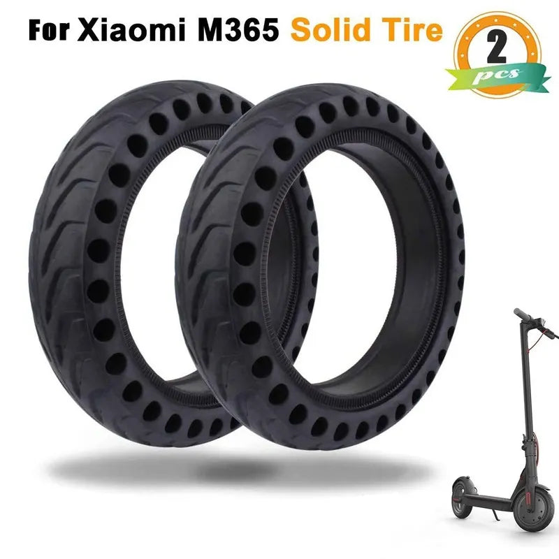 Solid Tire for Xiaomi M365 Pro Electric Scooter Mijia Mi 1S Pro 2 Essential Scooter 8.5 inches Rubber Tyre 8.5'' Wheel-WAYBIKER