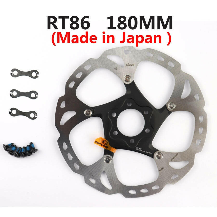 SHIMANO XT Brake Disc SM RT76 RT86 Rotor Ice Point Technology Brake Disc 6 Bolt Mountain Bikes Disc 160MM 180MM 203MM-WAYBIKER