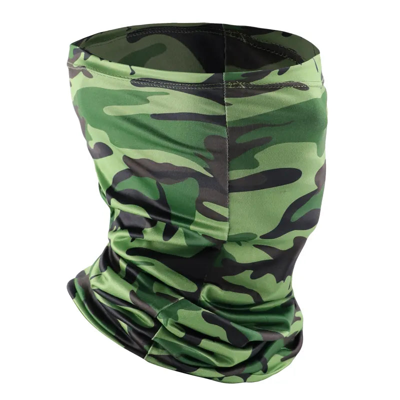 Multifunctional Outdoor Face Mask Camouflage UV Protection Bandana Scarf Neck  Fishing Hiking Cycling Head Wrap Cover-WAYBIKER
